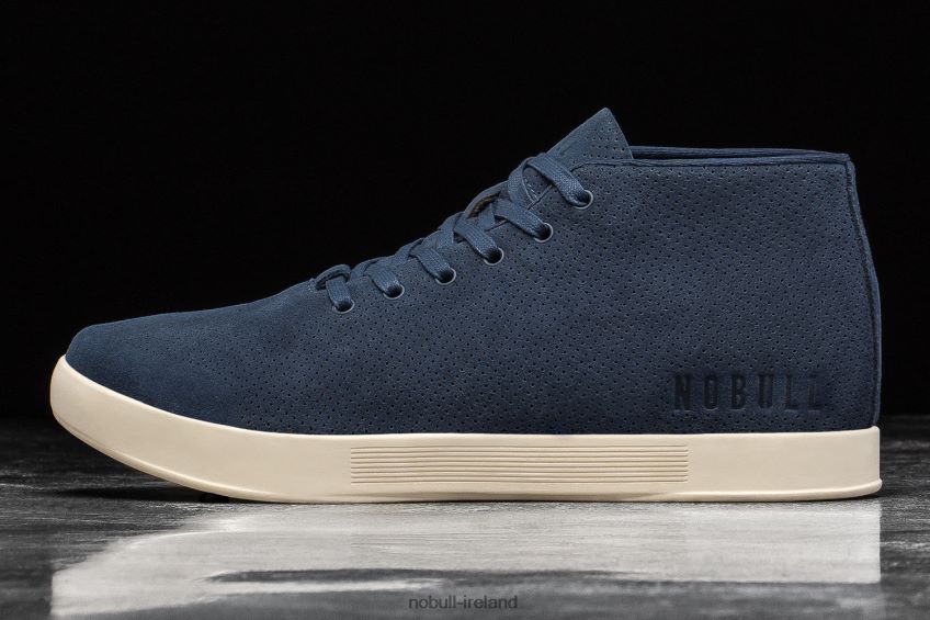 NOBULL N68P2P71Men's Suede Mid Trainer Navy