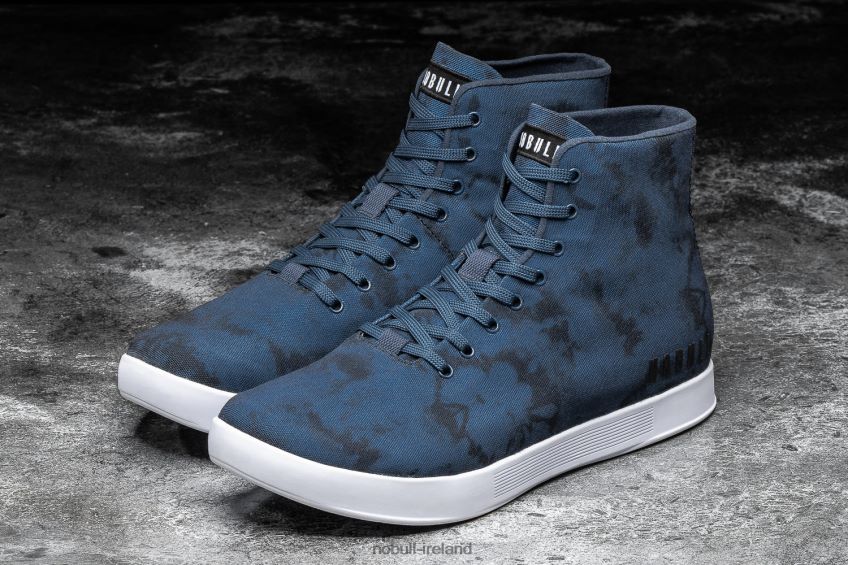 NOBULL N68P2P96Men's High-Top Canvas Trainer Navy