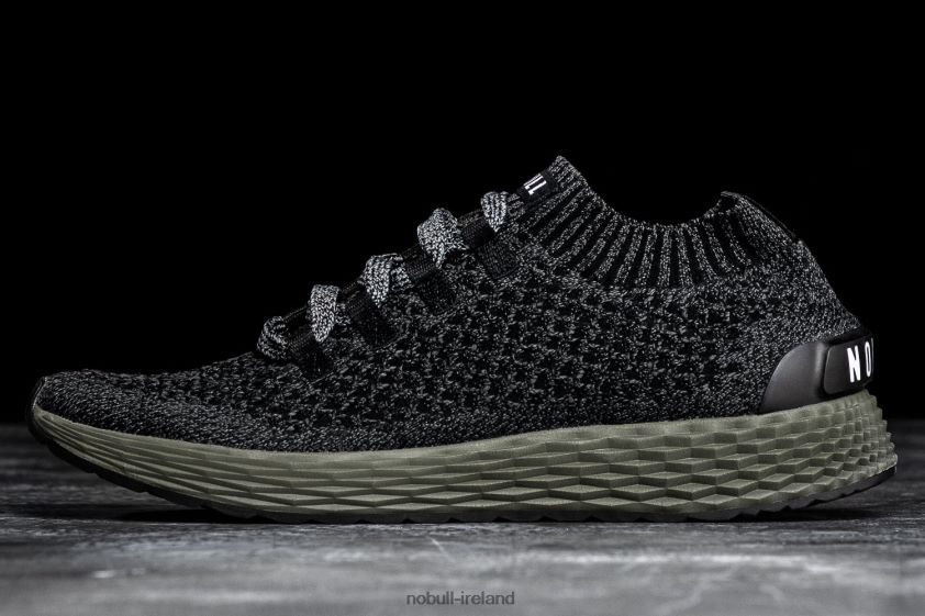 Black Ivy Knit Runner Nobull Men BRX6B6144