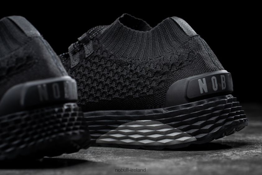 Black Knit Runner Nobull Men BRX6B6139