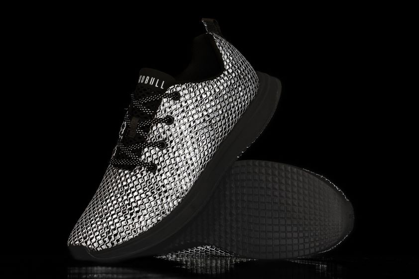 Dark Grey Reflective Mesh Runner Nobull Men BRX6B6142