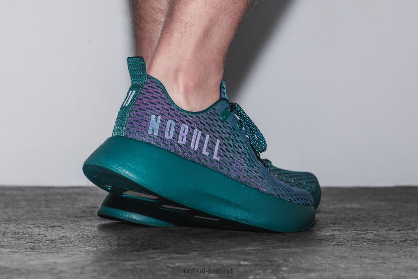 Deep Teal Iridescent Runner+ Nobull Men BRX6B6186