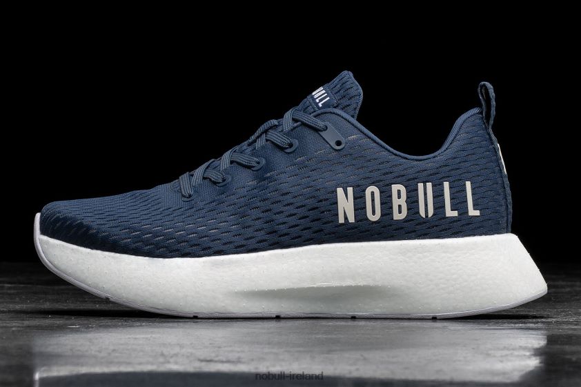 Navy White Runner+ Nobull Men BRX6B6183