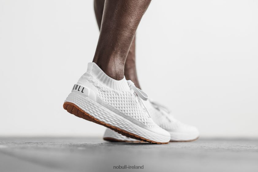 White Knit Runner Nobull Men BRX6B6148