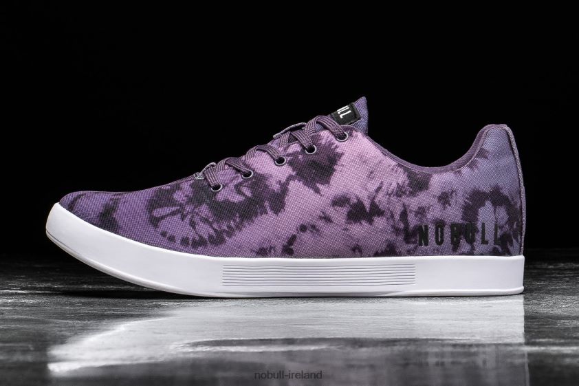 Dark Wisteria Tie-Dye Canvas Trainer Nobull Men BRX6B658