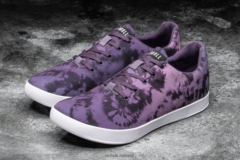 Dark Wisteria Tie-Dye Canvas Trainer Nobull Men BRX6B658