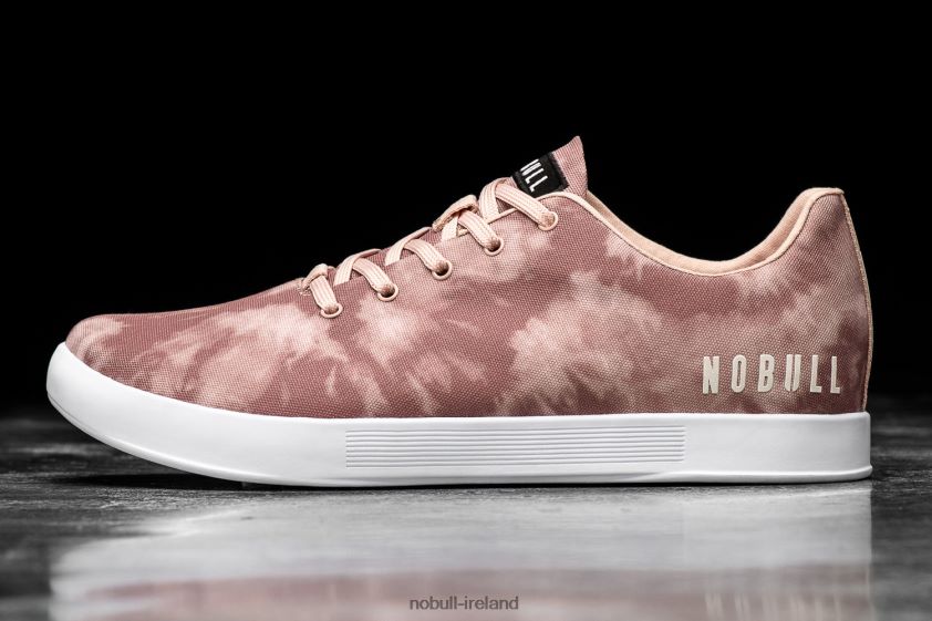 Dusty Rose Tie-Dye Canvas Trainer Nobull Men BRX6B620