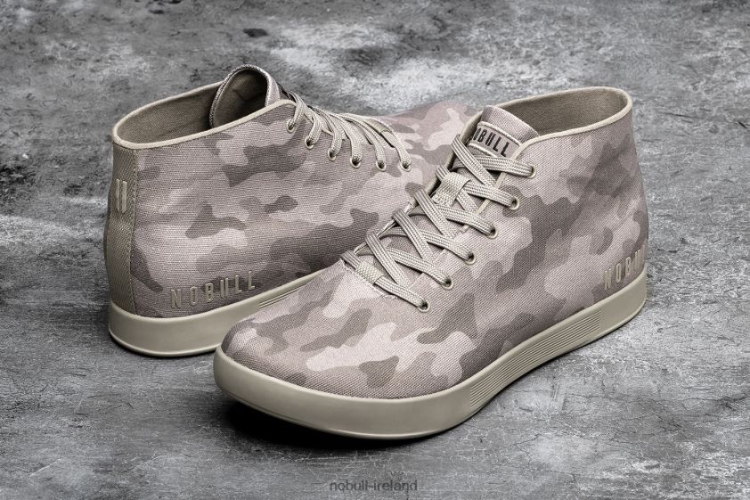 Fallen Rock Camo Canvas Mid Trainer Nobull Men BRX6B624