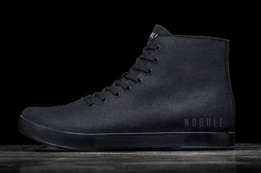 High-Top Black Canvas Trainer Nobull Men BRX6B686