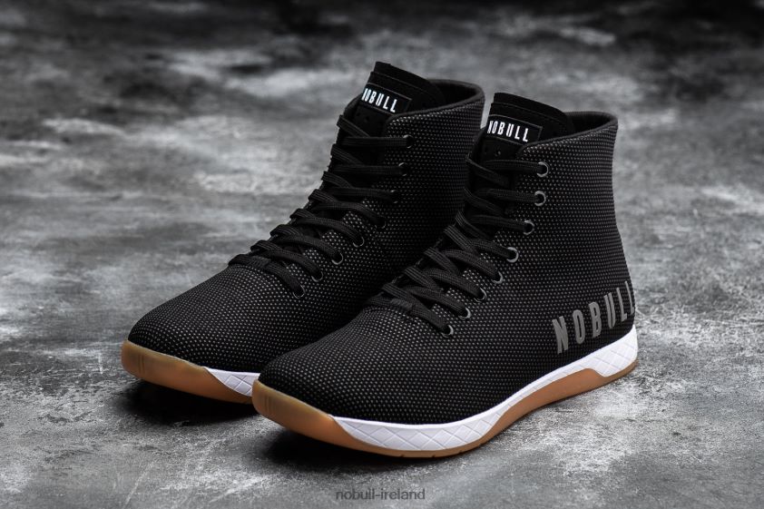 High-Top Black White Gum Trainer Nobull Men BRX6B69