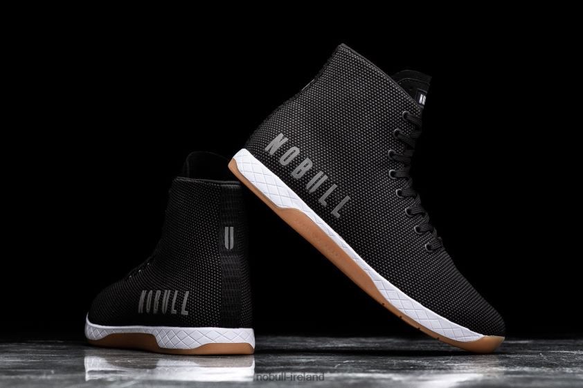 High-Top Black White Gum Trainer Nobull Men BRX6B69