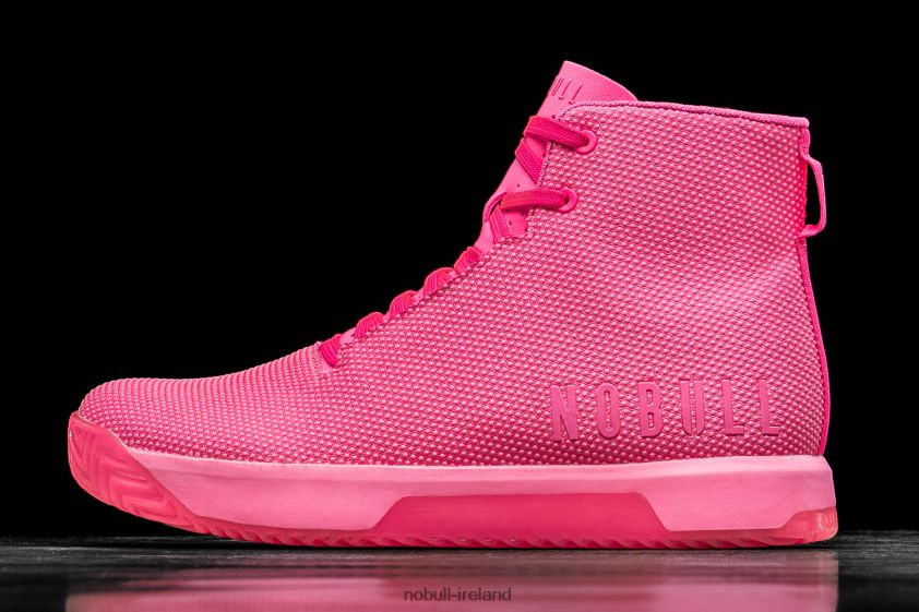 High-Top Neon Pink Trainer+ Nobull Men BRX6B6111