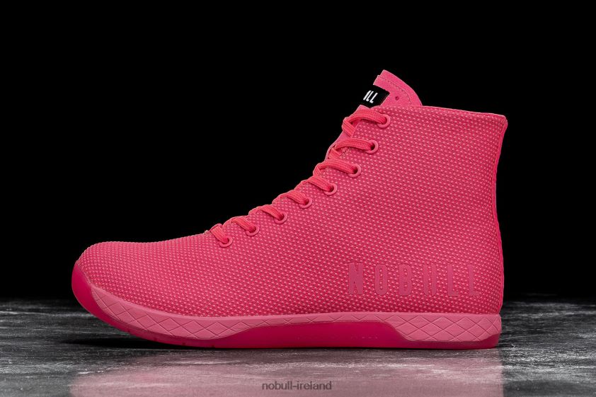 High-Top Neon Pink Trainer Nobull Men BRX6B694