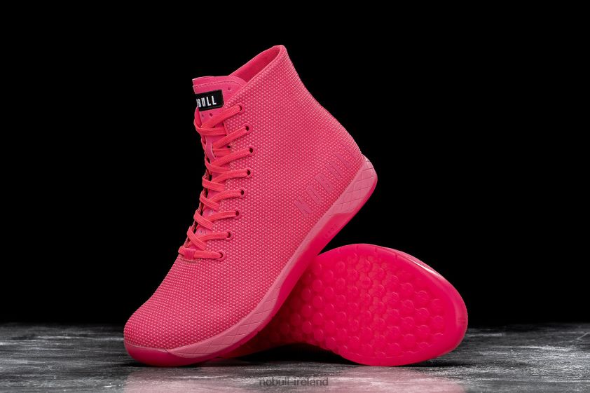 High-Top Neon Pink Trainer Nobull Men BRX6B694