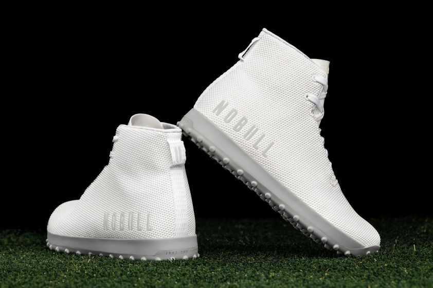 High-Top White Arctic Turf Trainer Nobull Men BRX6B6200