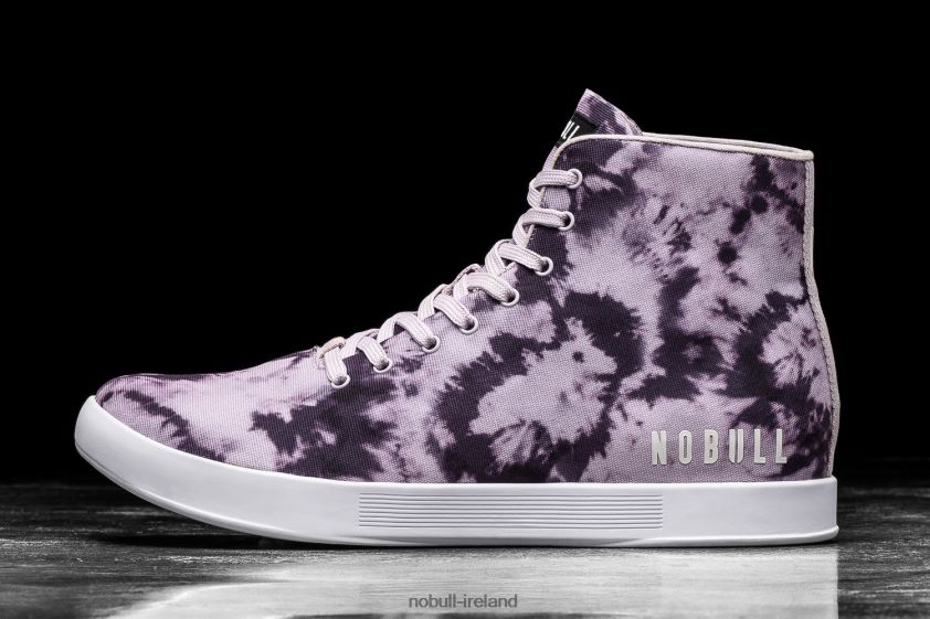 High-Top Wisteria Tie-Dye Canvas Trainer Nobull Men BRX6B671