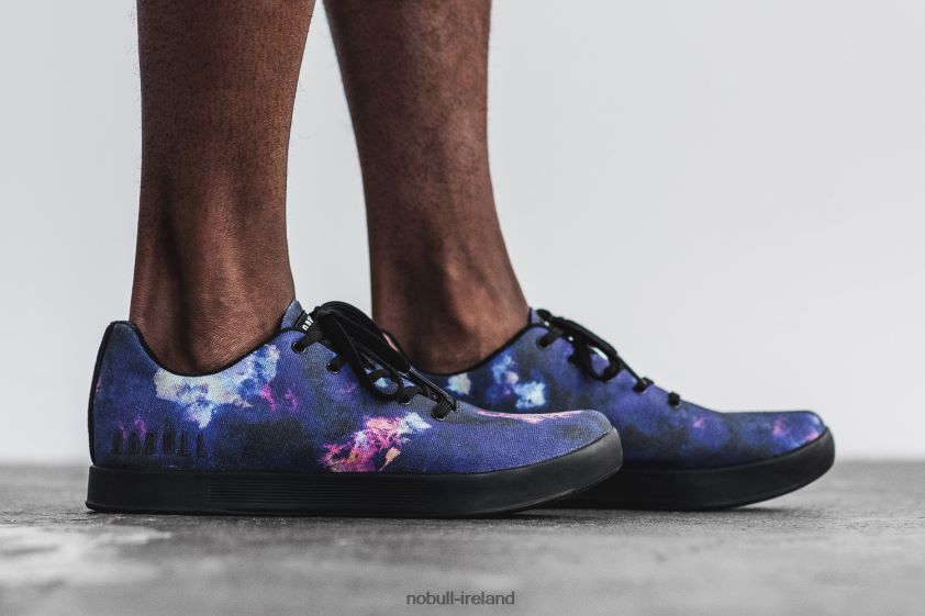 Midnight Tie-Dye Canvas Trainer Nobull Men BRX6B678