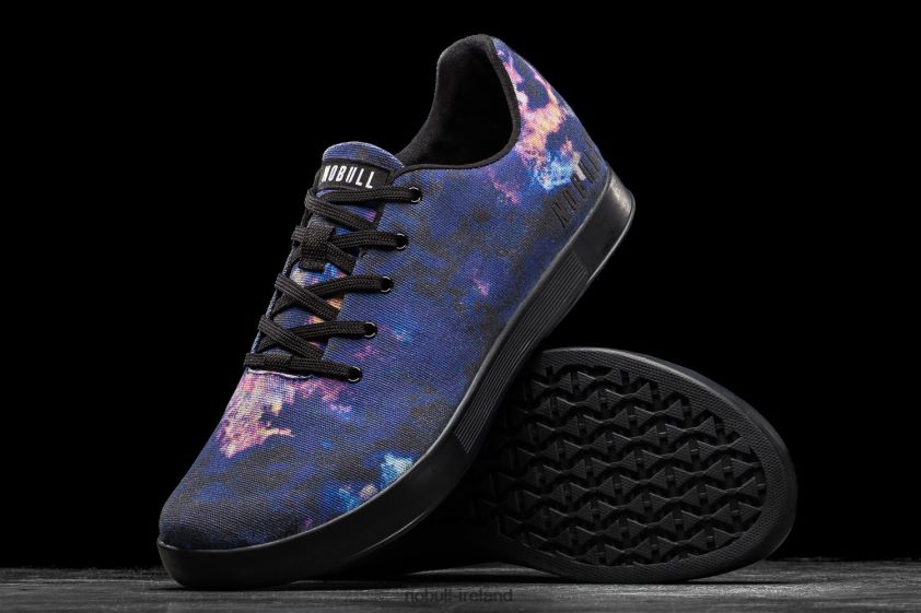 Midnight Tie-Dye Canvas Trainer Nobull Men BRX6B678