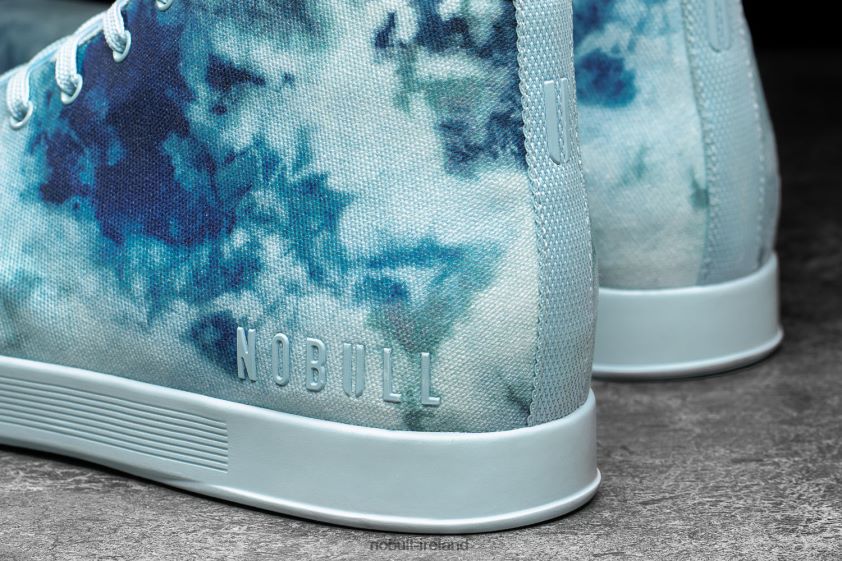 Mint Tie-Dye Canvas Mid Trainer Nobull Men BRX6B627