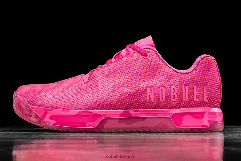 Neon Pink Camo Trainer+ Nobull Men BRX6B6112