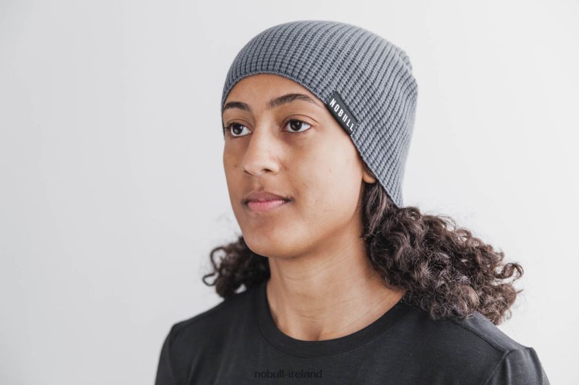 Blended Merino Wool Waffle Beanie Nobull Unisex BRX6B6439