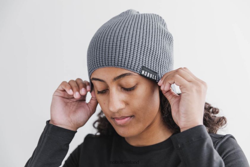 Blended Merino Wool Waffle Beanie Nobull Unisex BRX6B6439