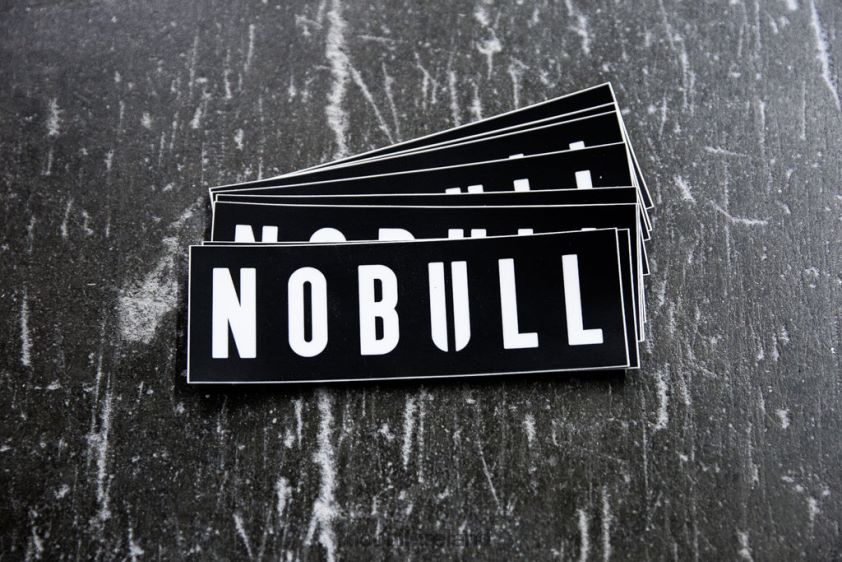 Sticker (2 X 6) Nobull Unisex BRX6B6488