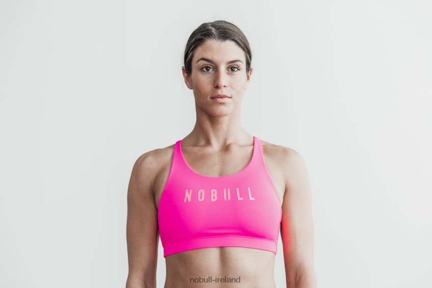 NOBULL N68P2P1832Women's Swim Top (Neon) Pink