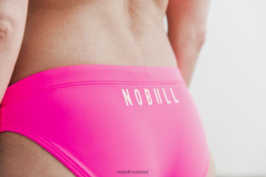 NOBULL N68P2P1833Women's Swim Bottom (Neon) Pink