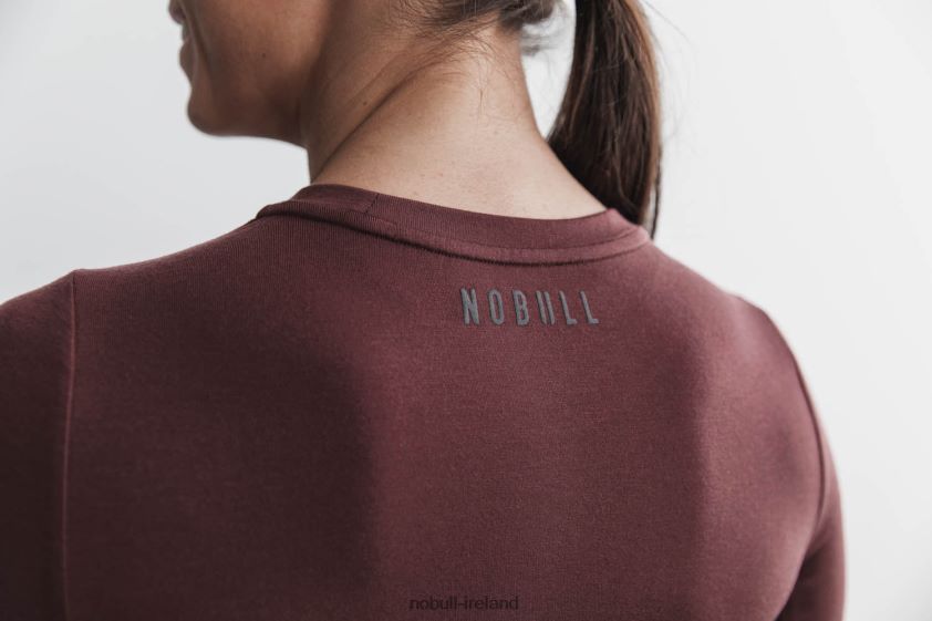 Blended Merino Wool Long Sleeve Tee Nobull Women BRX6B6699