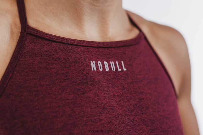 NOBULL N68P2P1909High-Neck Sports Bra (Plush Heather)