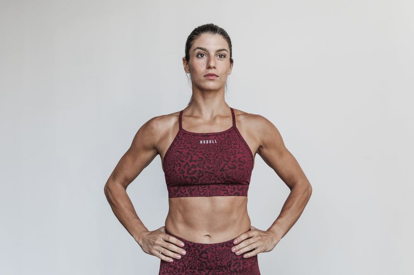 NOBULL N68P2P1912High-Neck Sports Bra (Plush Heather)