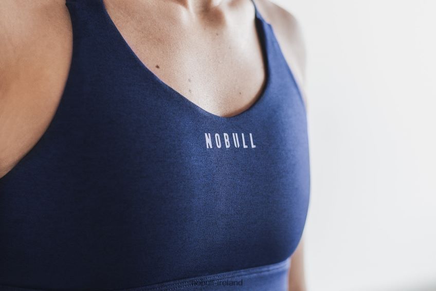 NOBULL N68P2P1959Pace Sports Bra (Plush Heather) Deep