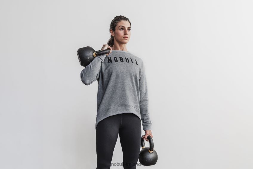 NOBULL N68P2P1966Women's Crew Sweatshirt Grey