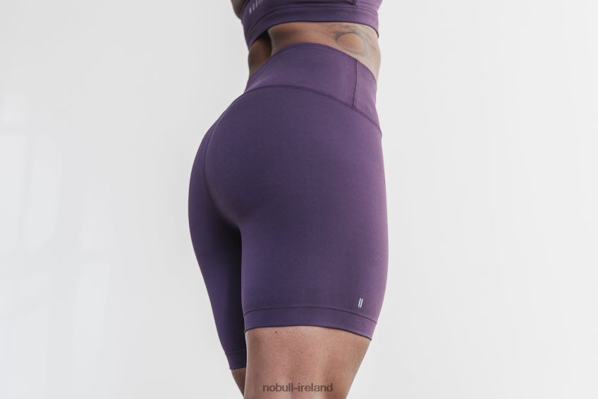 NOBULL N68P2P1987High-Rise Short 6 (Matte) Plum