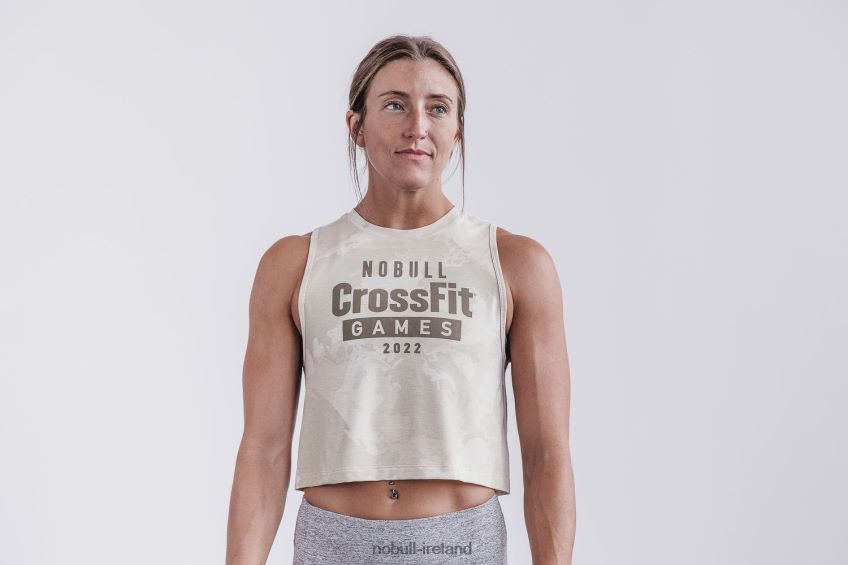 NOBULL N68P2P1993Women's Crossfit Games 2022 Muscle Tank Oatmeal