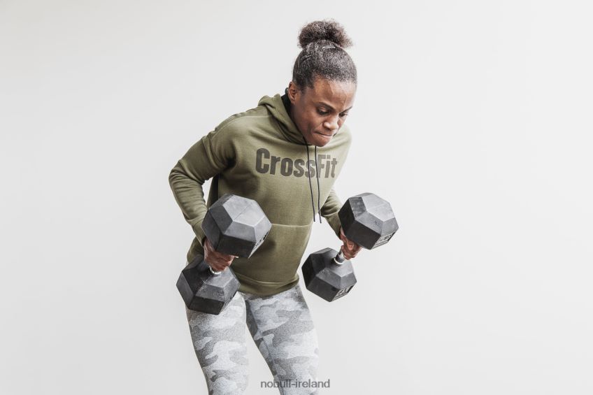 NOBULL N68P2P2076Women's Crossfit Hoodie Army