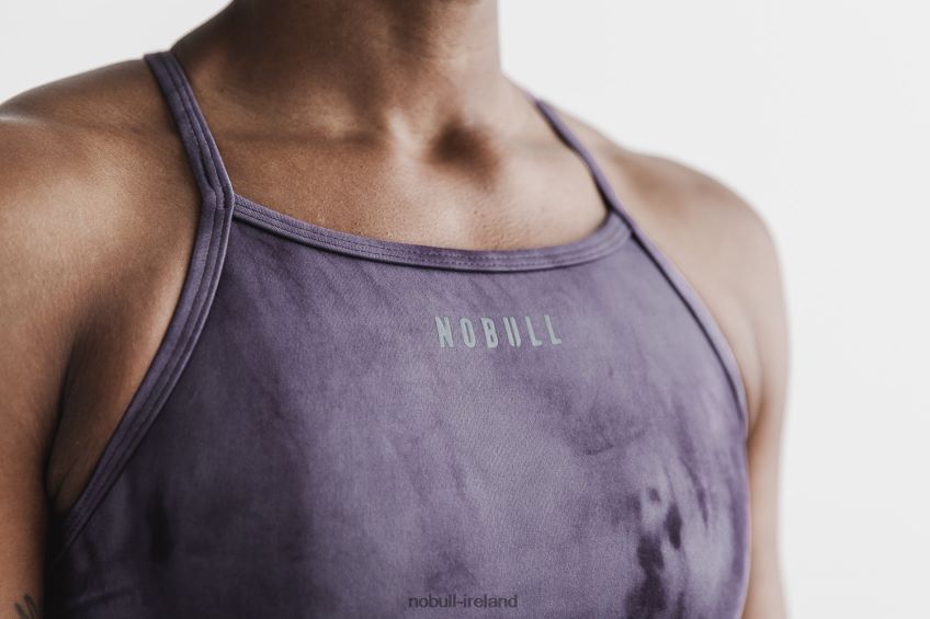 NOBULL N68P2P2095High-Neck Sports Bra (Tie-Dye) Nightshade