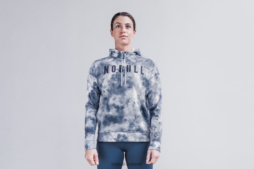 NOBULL N68P2P2096Women's Hoodie (Tie-Dye) White