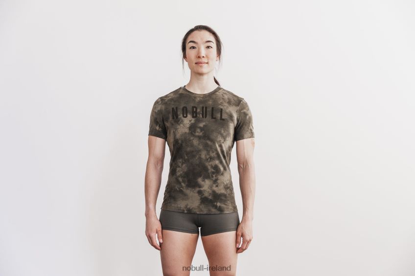 NOBULL N68P2P2102Women's Tee (Tie-Dye) Army