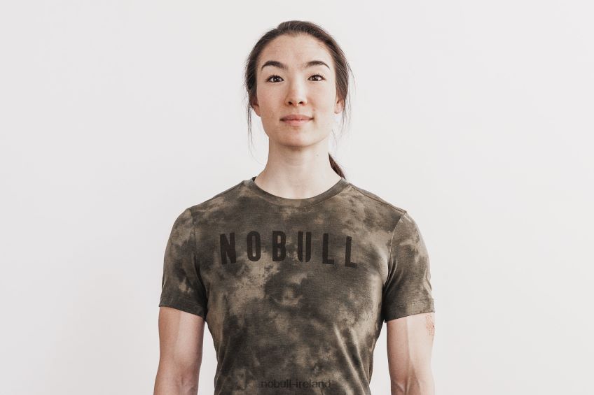 NOBULL N68P2P2102Women's Tee (Tie-Dye) Army