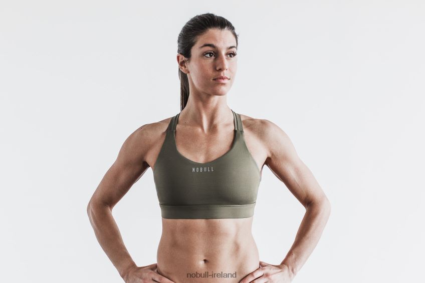 NOBULL N68P2P2114Pace Sports Bra Army