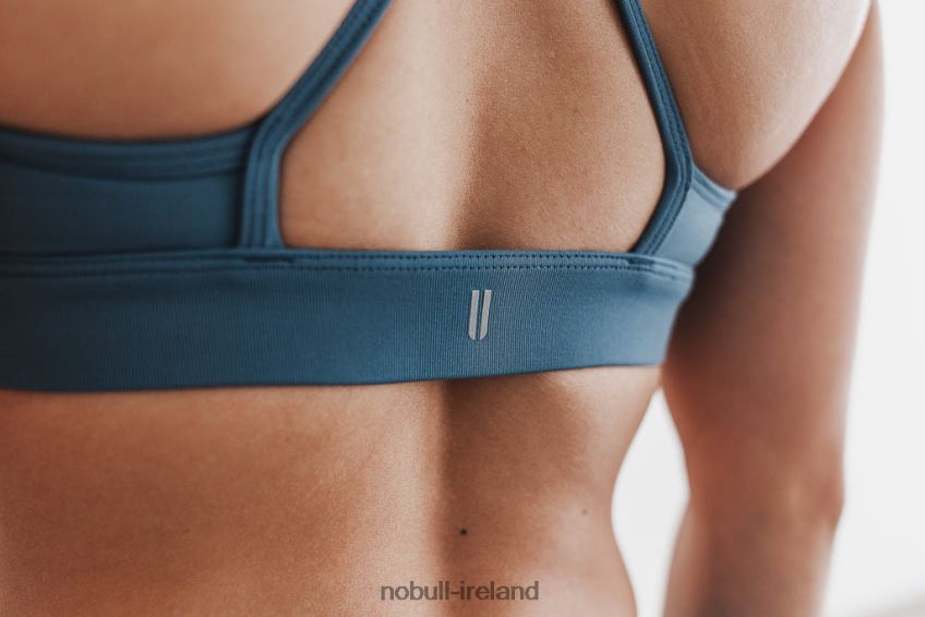 NOBULL N68P2P2124High-Neck Sports Bra Steel