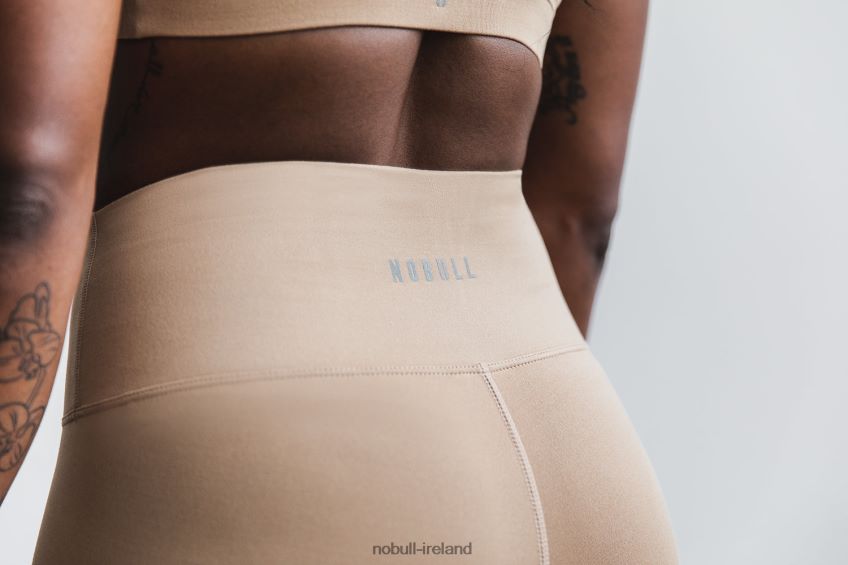 NOBULL N68P2P2138High-Rise Crop (Matte) Sand