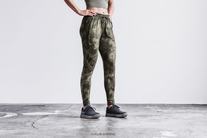 NOBULL N68P2P2144Women's Jogger (Tie-Dye) Army