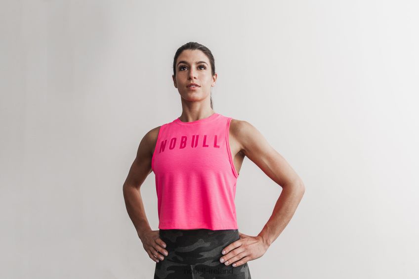 NOBULL N68P2P2202Women's Muscle Tank (Neon) Pink