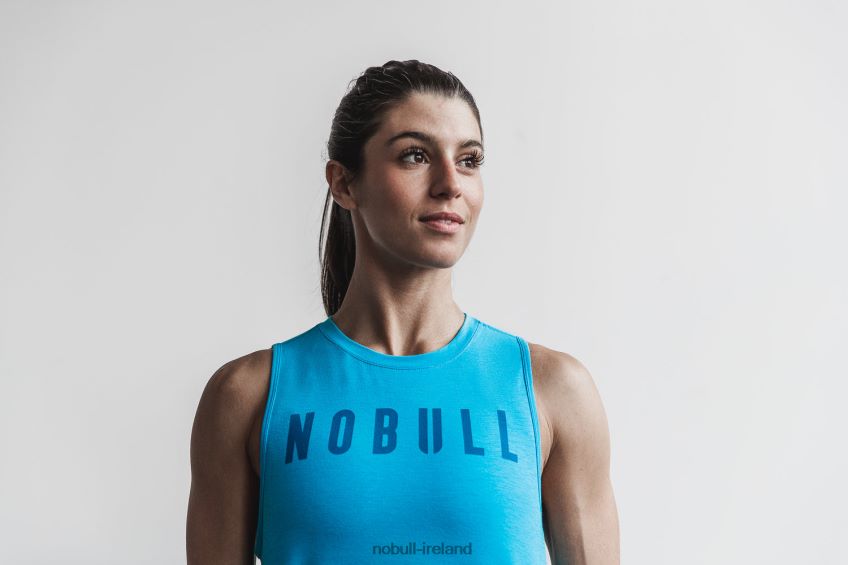 NOBULL N68P2P2203Women's Muscle Tank (Neon) Blue