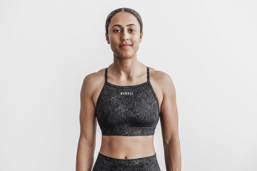 NOBULL N68P2P2321High-Neck Sports Bra () Charcoal