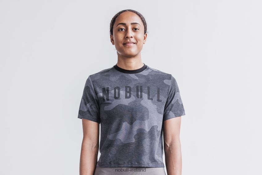 NOBULL N68P2P2360Women's Boxy Tee (Camo) Charcoal