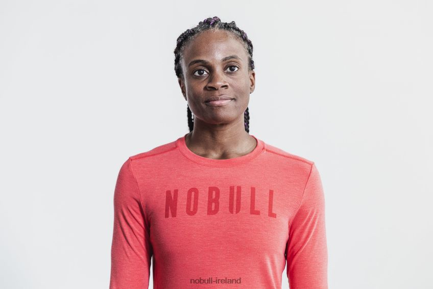 NOBULL N68P2P2380Women's Long Sleeve Tee Red